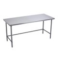 Elkay Standard Work Table Galvanized Cross Brace No Backsplash 36 L X 30 W X 36 H Over All WT30X36-STGX